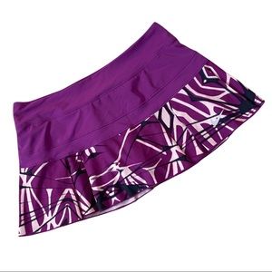 Nike Dri Fit Tennis Skort Purple Print size Medium